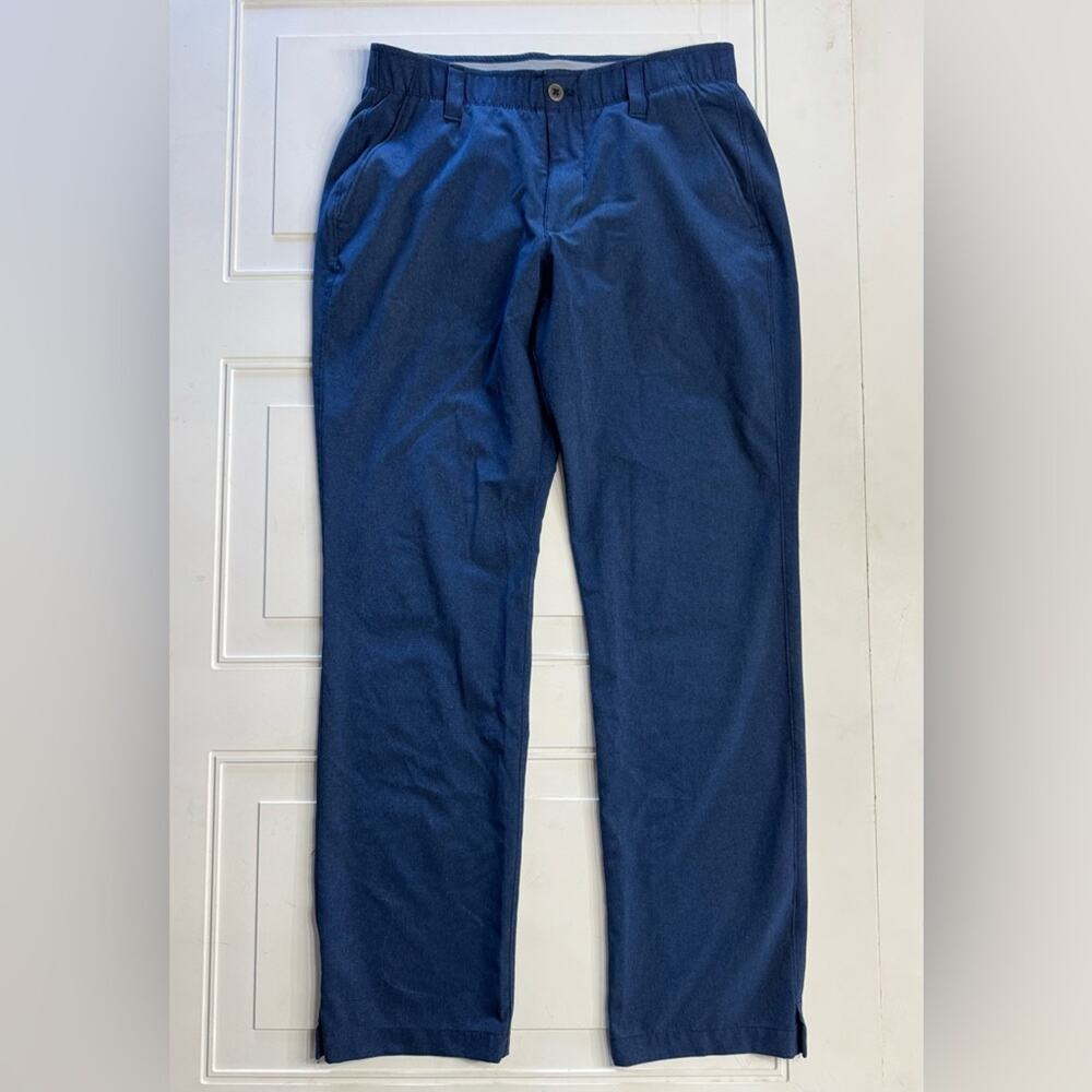 Under Armour Golf Loose Fit Pants 32x32 Navy Lightweight Breathable Pants - Picture 1 of 7